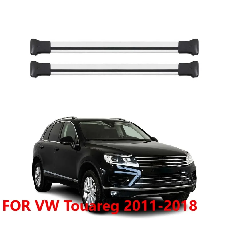 Roof Rack Cross Bars for VW Touareg 2011-2018 Gray 2Pcs Luggage Carrier