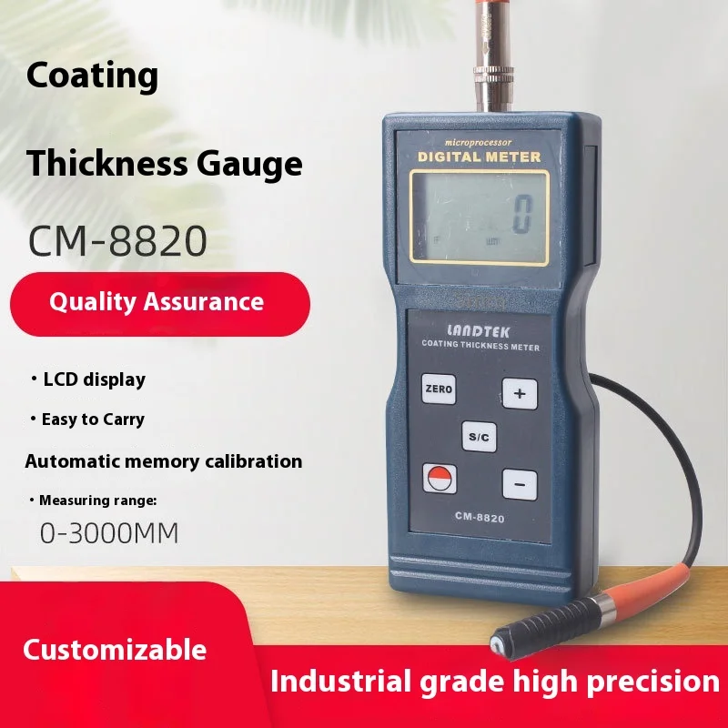 

Coating Thickness Gauge, Galvanized Coating Thickness Gauge, Paint Coating Thickness Gauge CM8820
