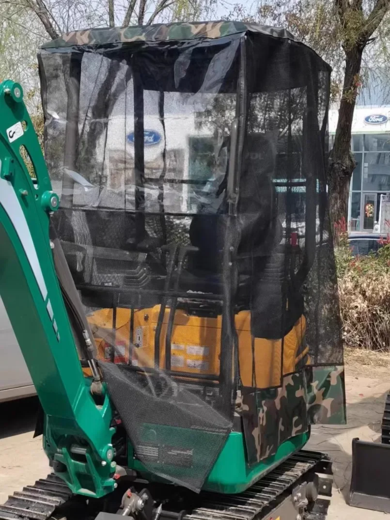 Mini Excavator Car Cover sun protection  Awning  FitFor Kubota Sany Carter Doosan Yanmar Lingong Lovol