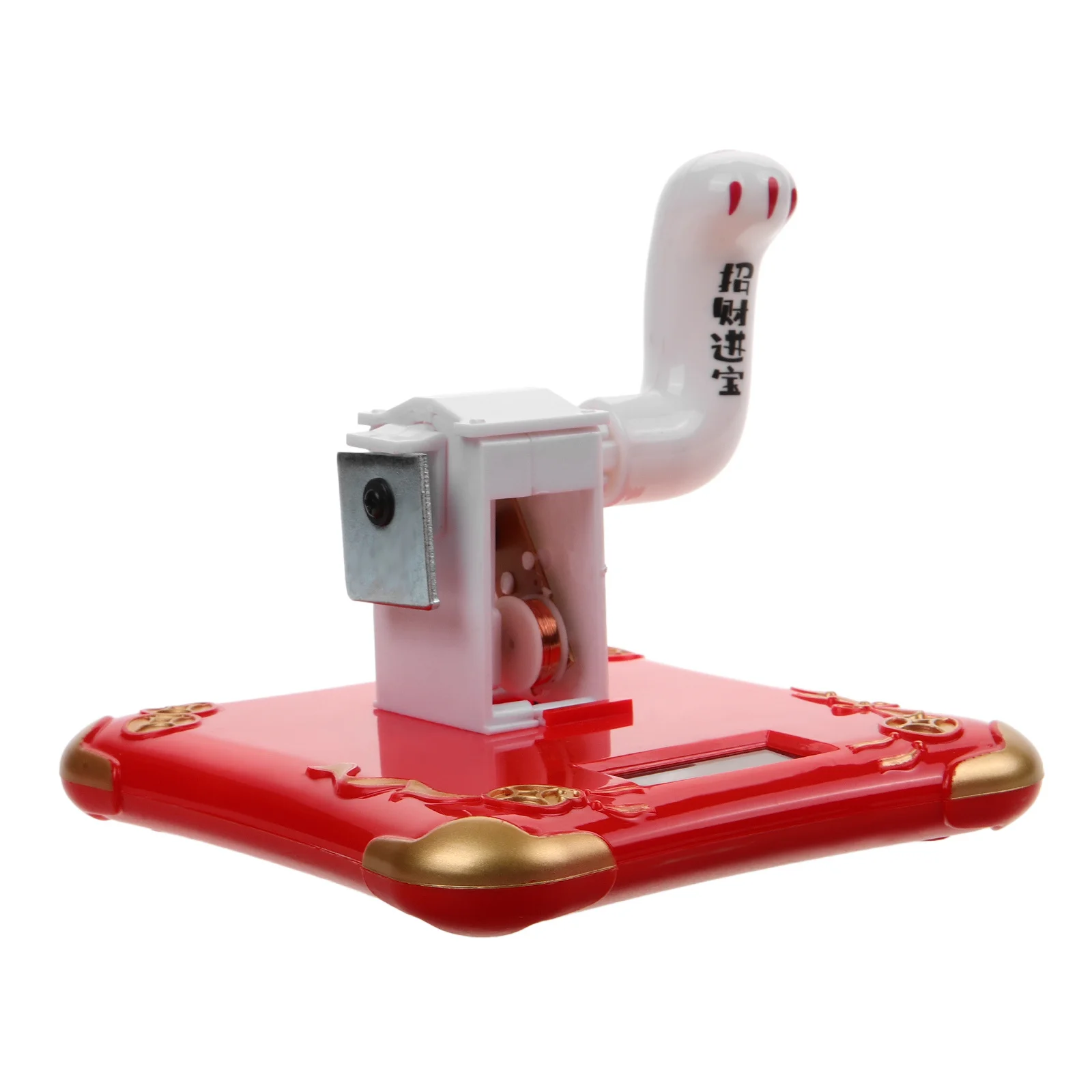 Luck cat substituição braço agitando acessório mecanismo de movimento movido a energia solar para estátua de gato dispositivo de balanço montagem decorativa