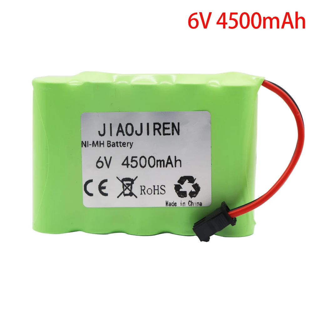 3.6V/4.8V/6V/7.2V/8.4V/9.6V/12V 4500mah NI-MH AA Rechargeable Battery Pack For Remote Control Toy Electric Car Volt with SM Plug