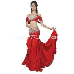 Professional Performance Set Children's Women's Belly Dance Suit Girls Oriental Dance Costume