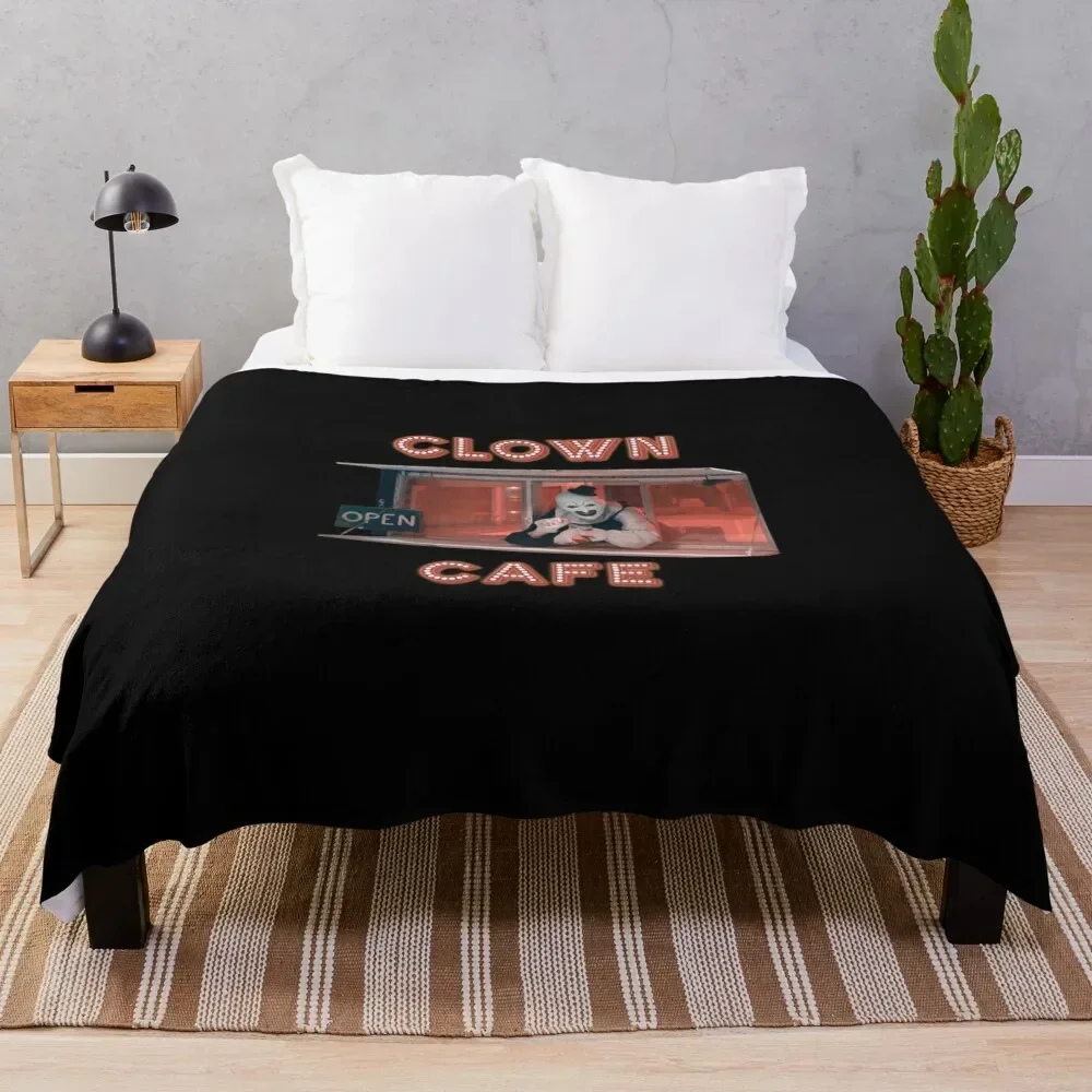 Terrifier Clown Cafe Throw Blanket christmas decoration Winter beds Sofas warm for winter Blankets