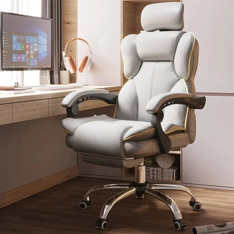 

Регулируемое по высоте домашнее игровое кресло, офисное удобное кожаное вращающееся кресло с откидной спинкой, латексная подушка для геймера, компьютерные стулья