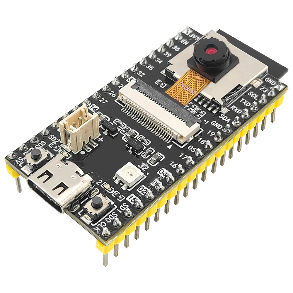 ESP32 CAM Development Board with OV2640 Camera Module Extend 2.4G Extend Antenna 4MB Flash 8MB PSRAM TF Battery Port ESP32-S