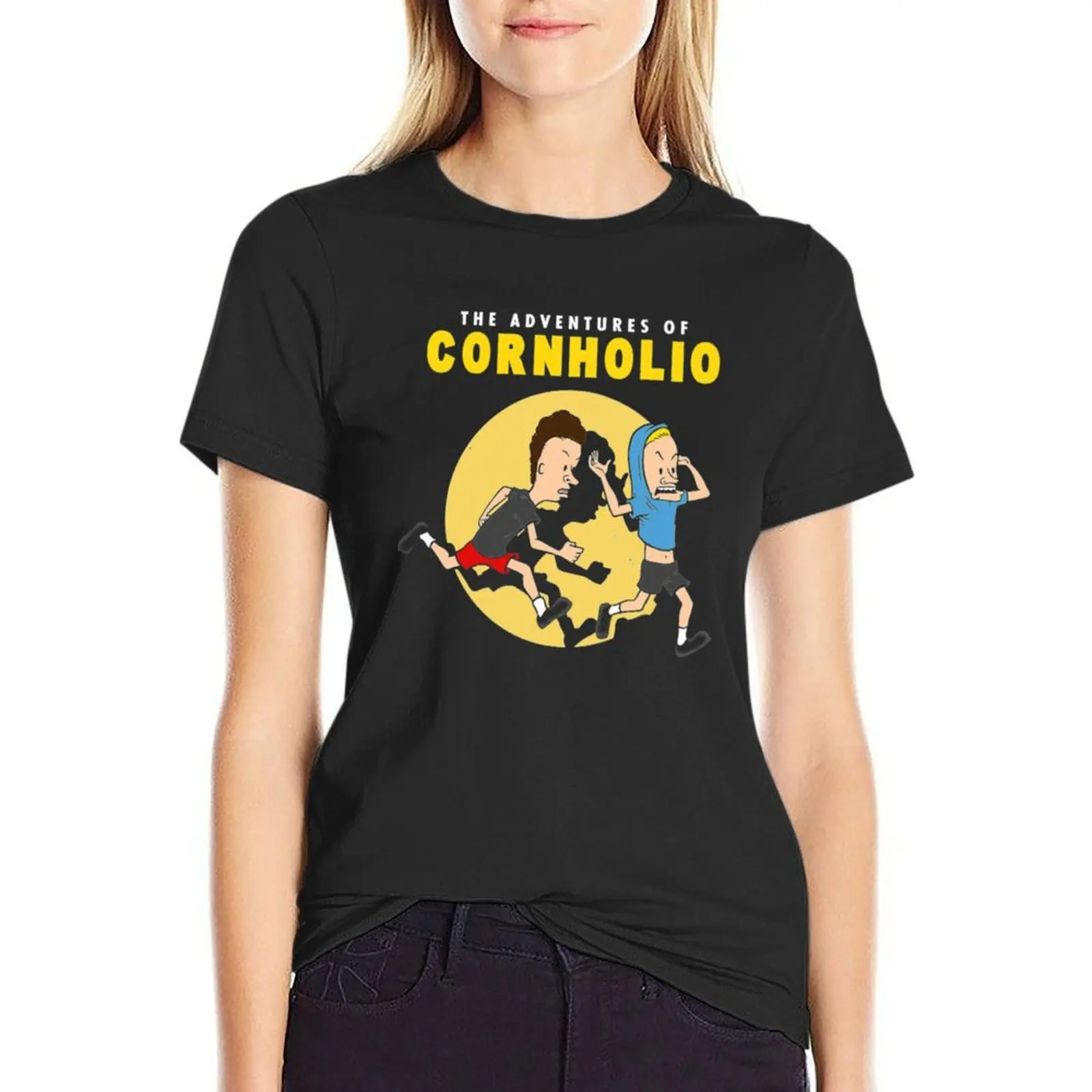 

Cornholio T-Shirt korean fashion customs shirts graphic tees t-shirts for Women graphic tees funny