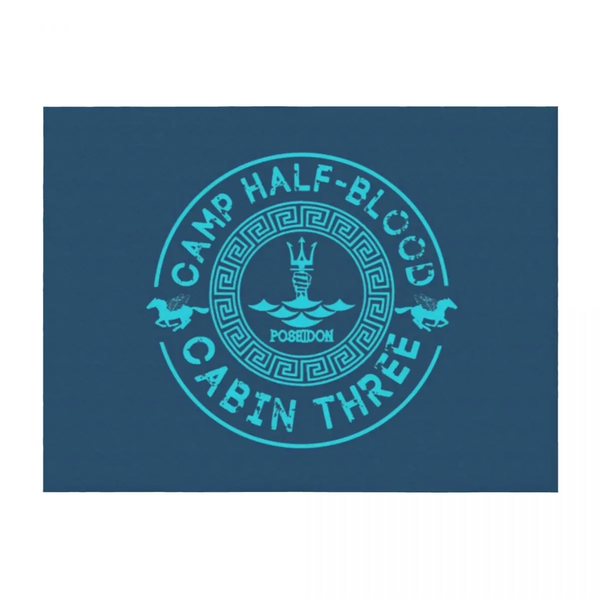 

camp half blood - half Throw Blanket Plaid on the sofa Sofa Throw Thermal Luxury Designer Blankets