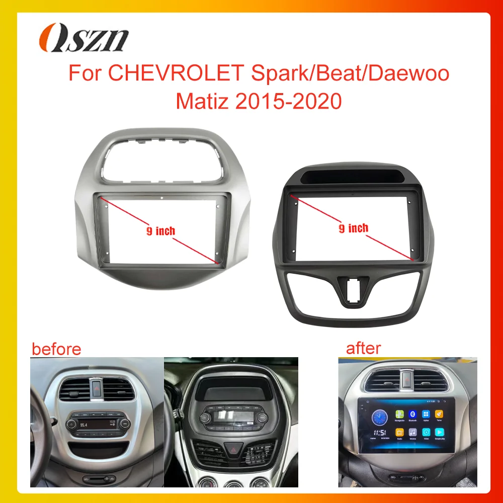 

For Chevrolet Spark Baic Beat Daewoo Matiz 2015-2020 Audio Installation Dash Fitting Panel Frame Kit Car Radio Frame Fascia