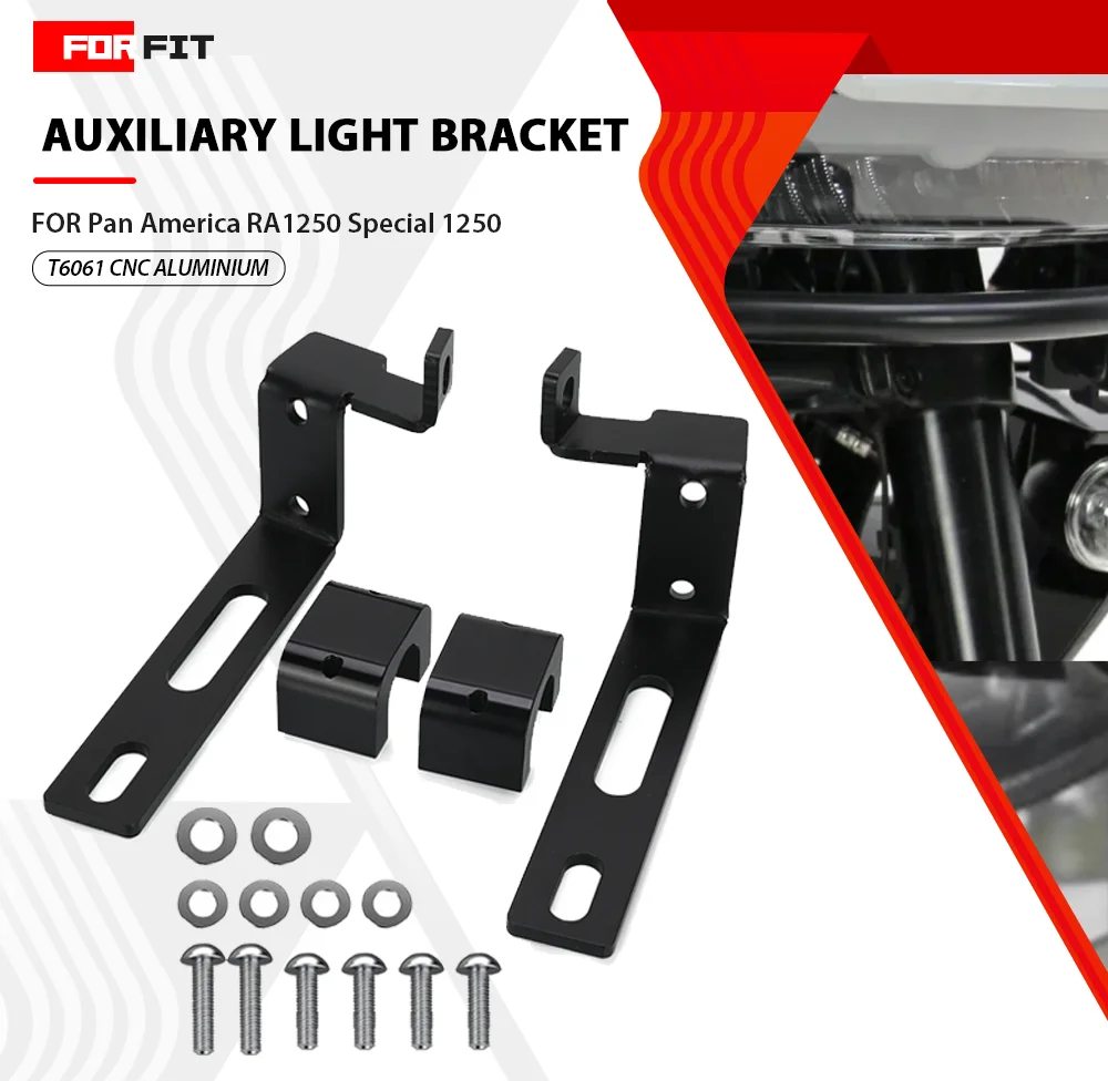 

Fog lamp bracket For Pan America 1250 Special Standard RA1250 RA1250S 2021-2024 Motorcycle Accessories Lower Driving Light Mount