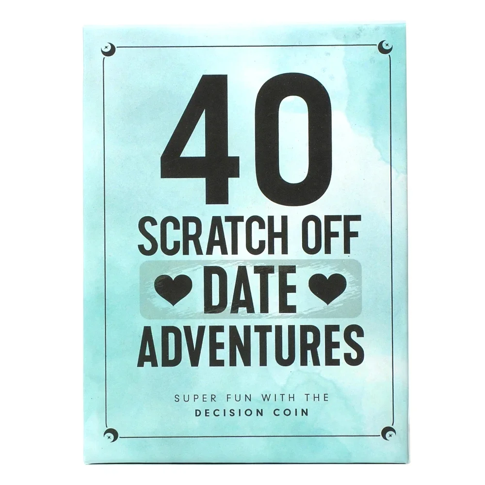 40 Fun and Romantic Scratch Off Date Adventure Ideas Card Game for Boyfriend Wife Husband Perfect for Date Night