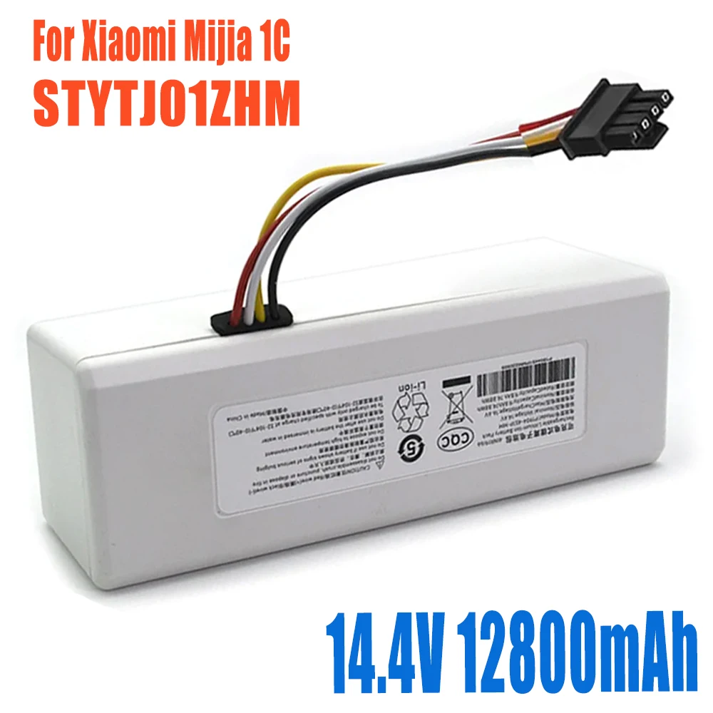 

Аккумулятор 1С для робота-пылесоса Xiaomi Mijia 1C STYTJ01ZHM, 14,4 В, 2600 мАч, 12800 мАч