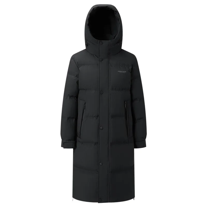 Chericom-Chaqueta larga y gruesa Unisex con capucha, abrigos acolchados cálidos y fríos, chaqueta de esquí para montañismo y deportes al aire libre Y298606Y