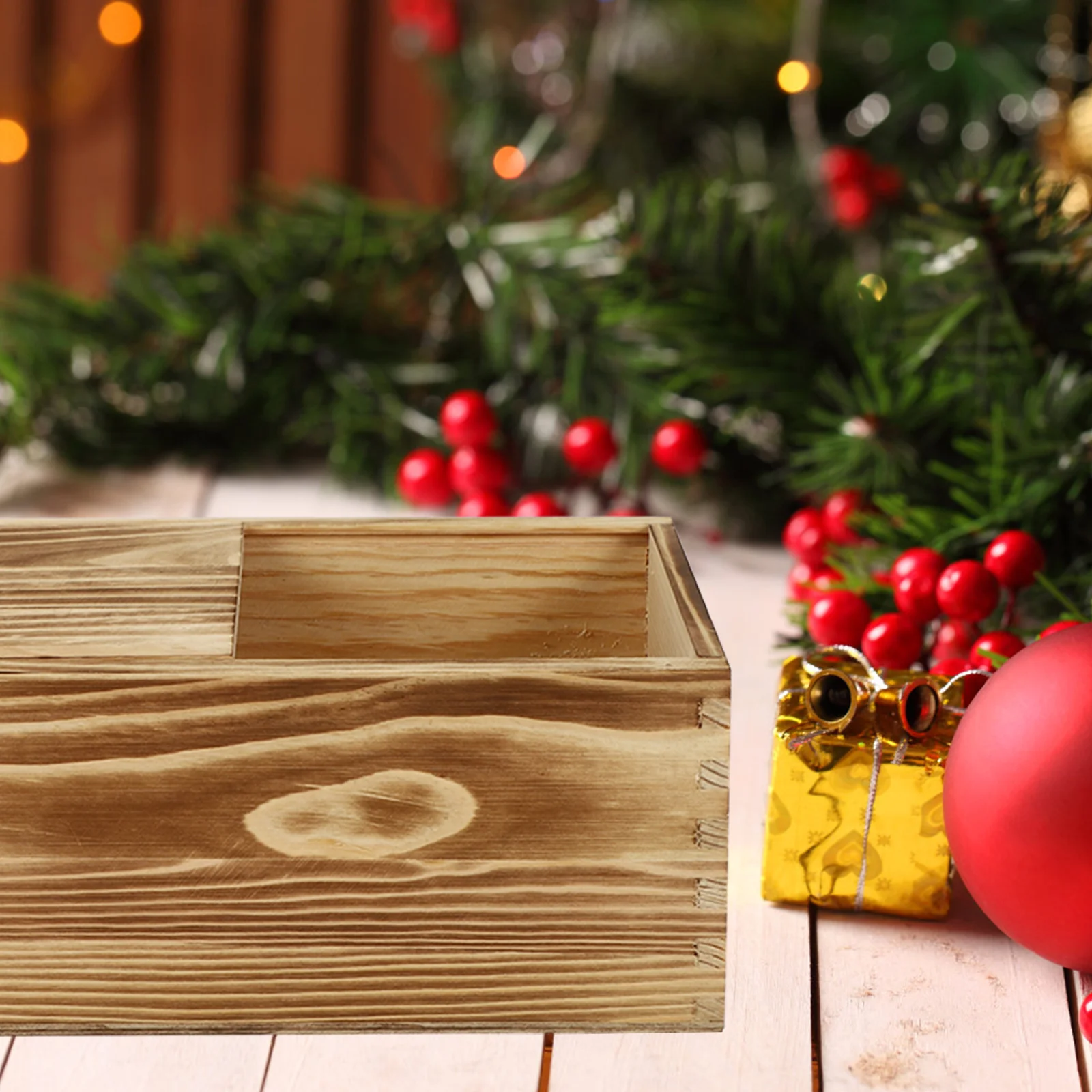 

2pcs Sliding Wooden Packaging Box Storage Container For Cosmetics Jewelry Candy Phone Dustproof Gift Wrap Supply