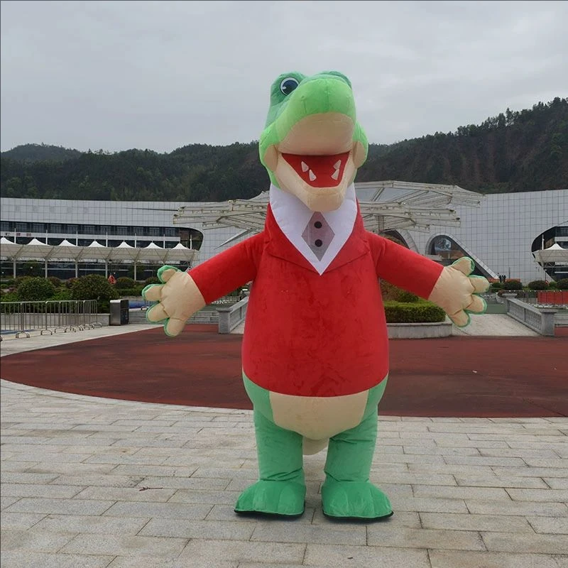 

New Character Russia Giant Crocodile Inflatable Costume Halloween Christmas Birthday Party Alligator Gena Cosplay Mascot Outfits