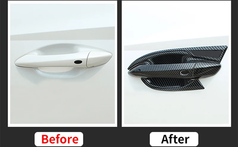 Seite Türgriff Abdeckung Tür Schüssel Trim Für Hyundai Tucson NX4 2021-2023 ABS Auto Styling Zubehör – Detail 3