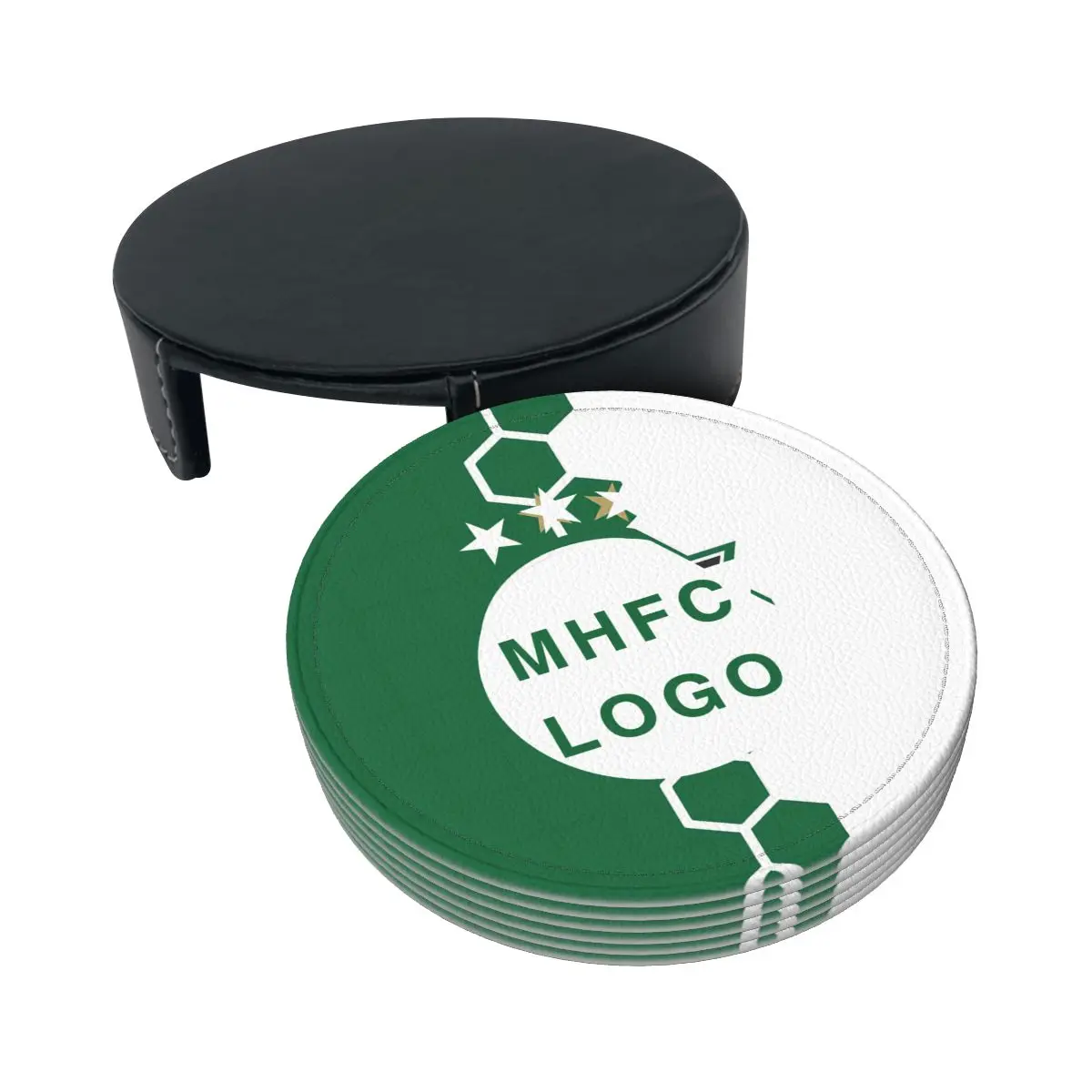 Israel F.C MHFC Champion Drink Coaster for Tabletop Protection Round Cup Coasters Mat Pad for Home and Kitchen