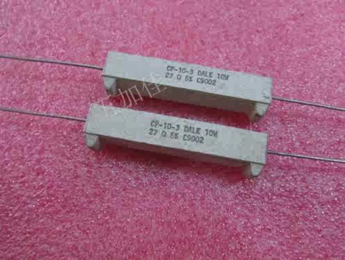 

CP-10-3 10W 27R 5% imported DALE axial ceramic cement resistor