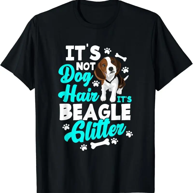 It_s Not Dog Hair Beagle Glitter Funny Owner T Shirt