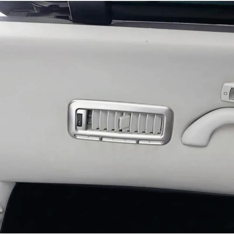 4pcs for VW Sharan 2012-2018 Roof Air Conditioning Outlet Decorative Frame Stainless Steel