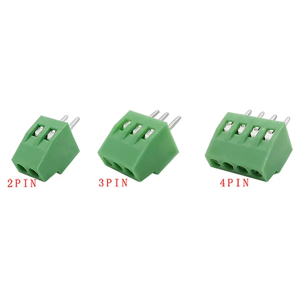 20PCS DG308 KF128 KF120 2.54mm Pitch Screw Type PCB Terminal Block 2P 3P 4P 2.54mm Connector