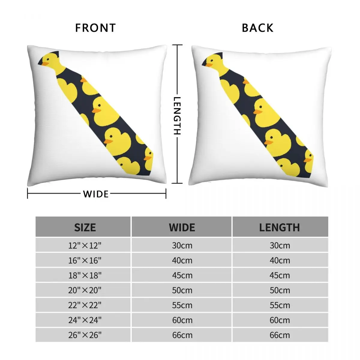 Himym Ducky Tie Pillowcase Polyester Linen Velvet Creative Zip Decor Throw Pillow Case Room Cushion Cover