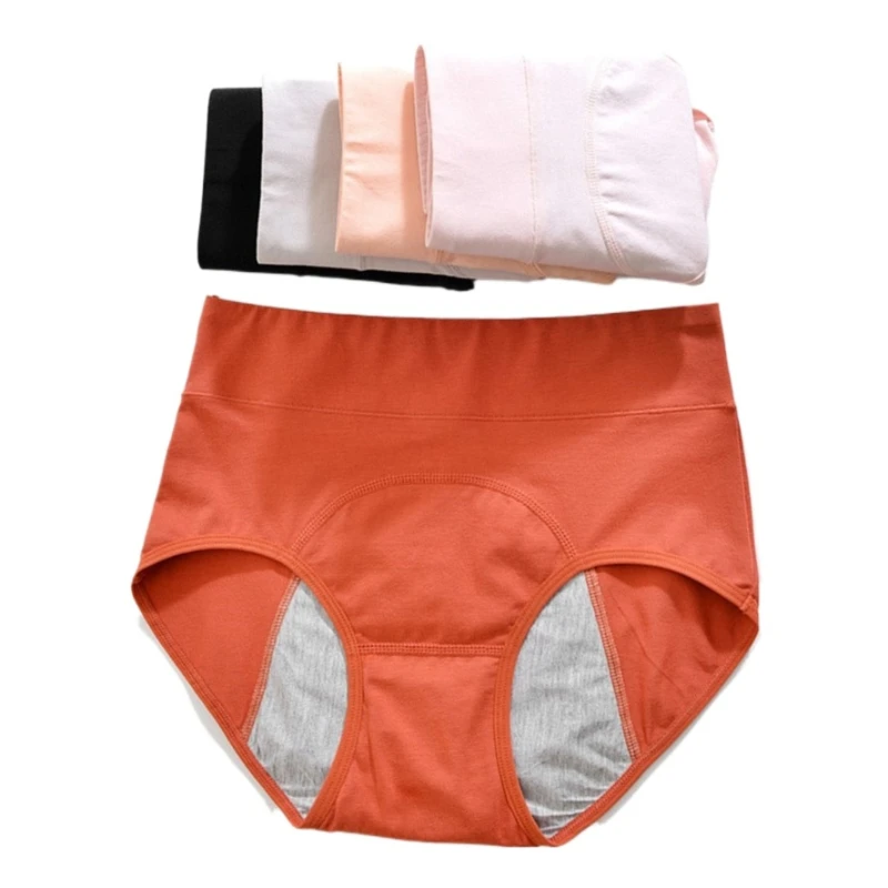 Panties for Menstruation Cotton Menstrual Panties High Waist Period Underwear Culotte Menstruelle Leak Proof Bragas Menstruales