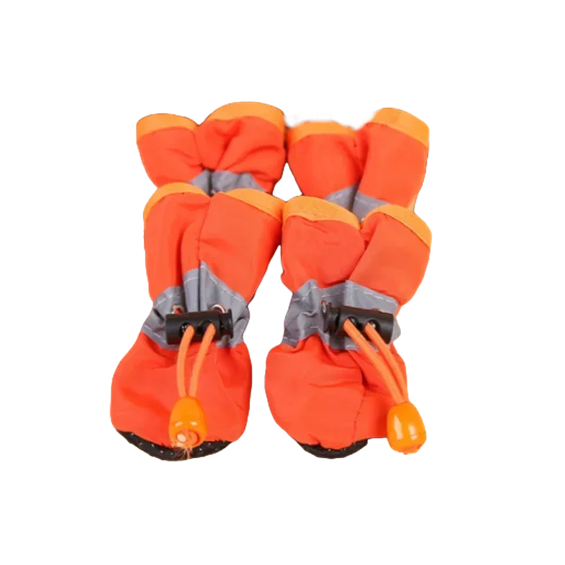 4 Stück/Set Wasserdichte Hundeschuhe, rutschfeste Regenstiefel, Fußbekleidung für kleine Katzen, Hunde, Welpen, Hundestiefel, Pfotenaccessoires für Haustiere – Detail 17