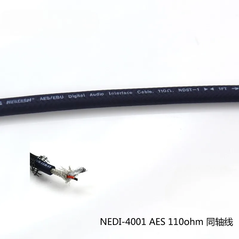NEDI-4001 AES/EBU Silver Plated Balance XLR Digital Coaxial Line 110 Oum Disperse Line
