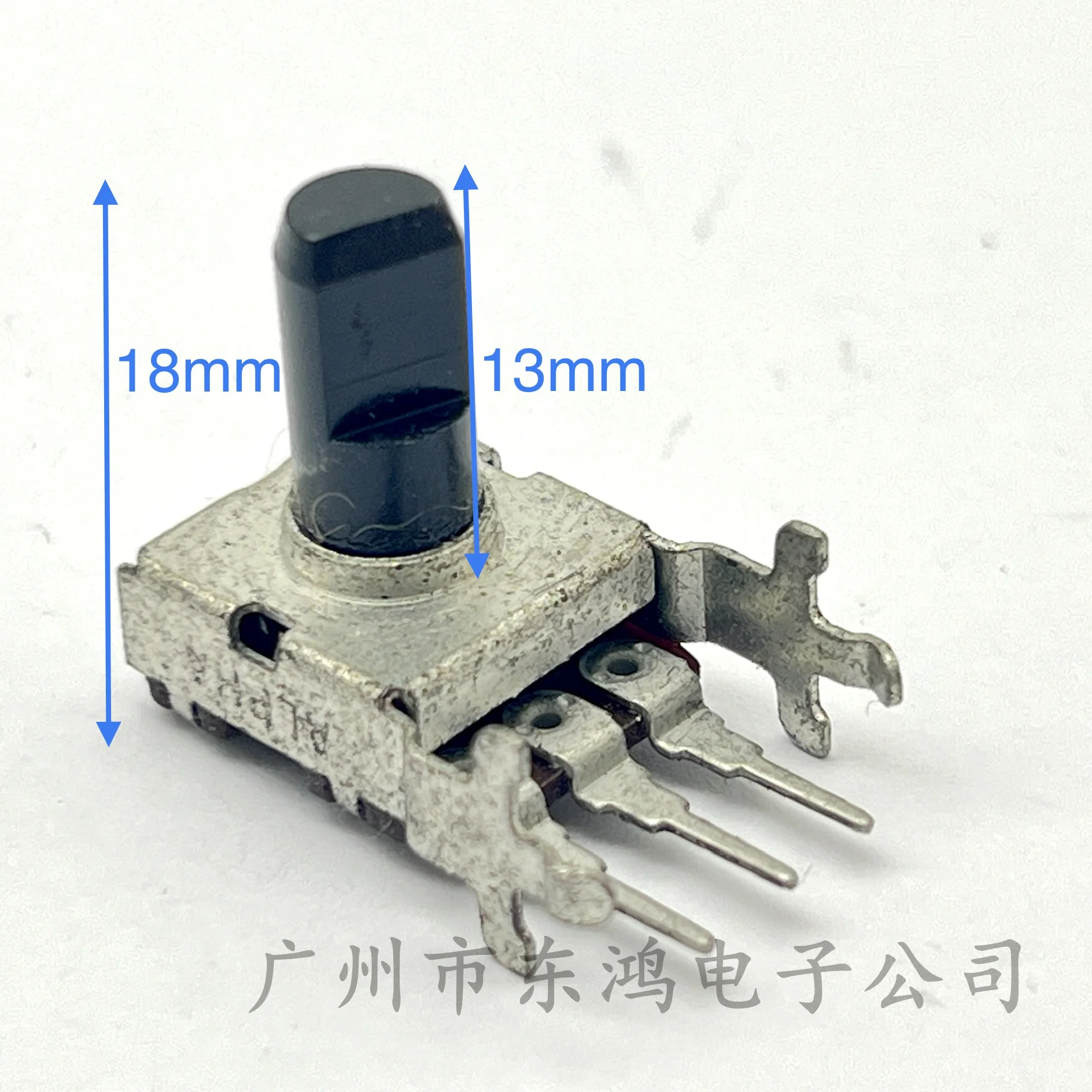 1 pcs Taiwan ALPHA 12 type 3-pin B10K rotary Potentiometer shaft length 13mm