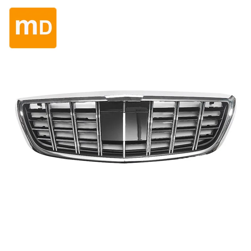 Glossy Black Radiator Grilles For 2014-2022 Mercedes Benz S-Class W222 Modified Barbo S Editionbumpers Body Kit Guard