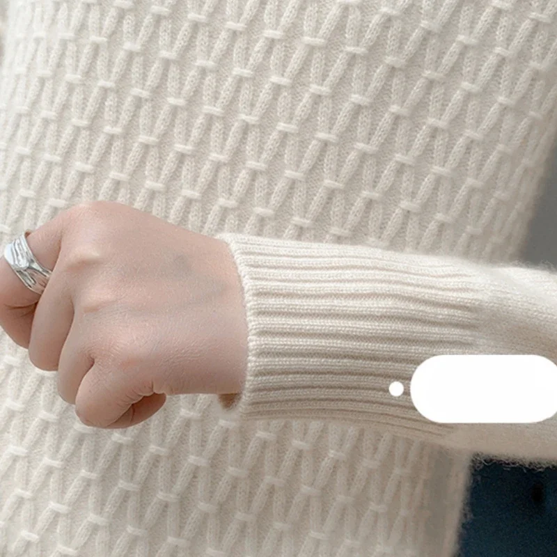 Jerséis Para Mujer, cuello medio alto, Tops sencillos y elegantes, tejidos que combinan con todo, Ropa Elegante Para Mujer, suéteres suaves Para mantener el calor en invierno