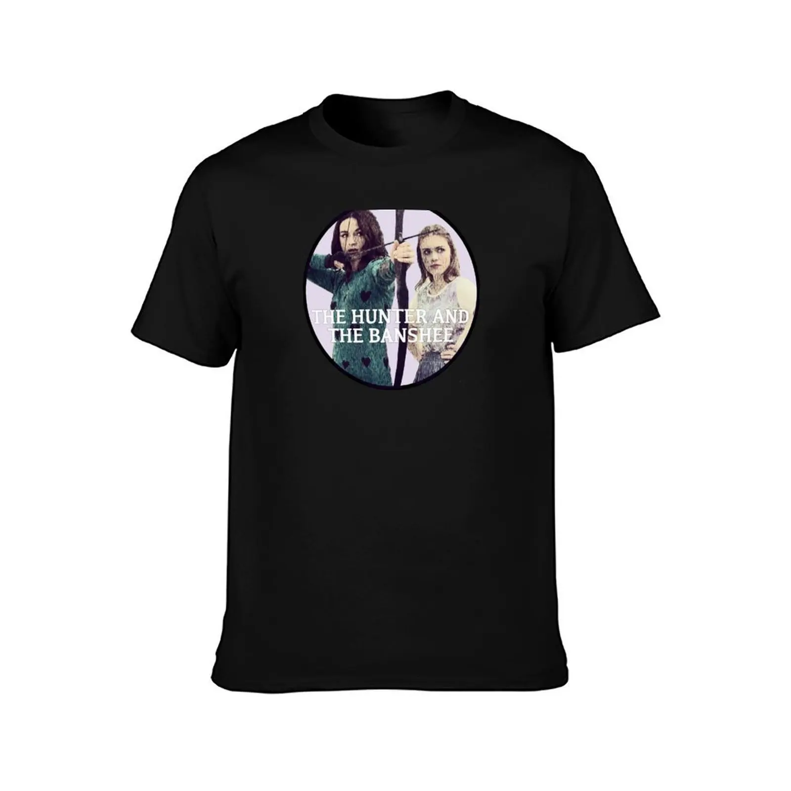 Hunter and the Banshee T-Shirt, Summer Casual Cotton Tee, Oversized Streetwear Tops, Vintage Graphic Print, Unisex Men Women