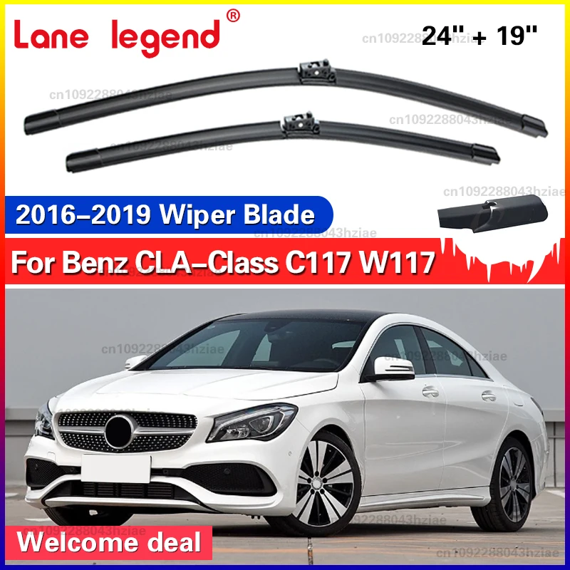Lâmina de limpador dianteiro do limpador do carro para mercedes benz cla c117 w117 2016 - 2019 cla180 cla200 cla220 cla250 cla45 amg acessórios automóveis