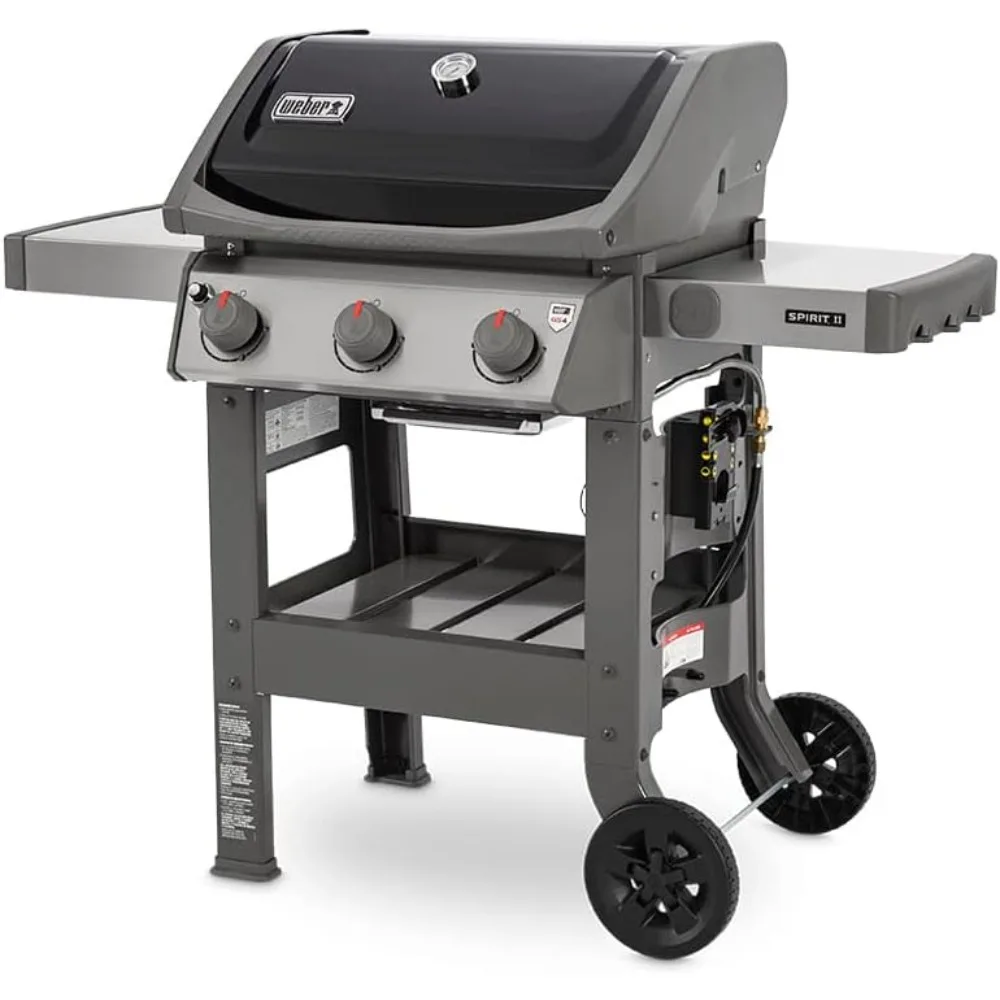 

E-310 3-Burner Liquid Propane Grill, Black