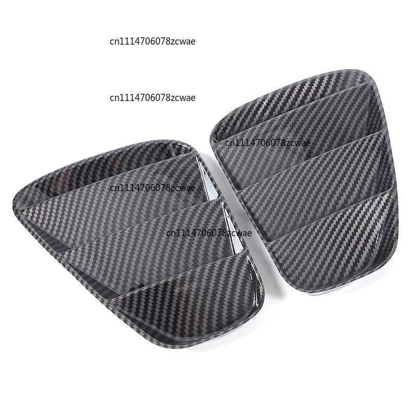 For Fiat Abarth 500 595 695 2016-2024 ABS Carbon Fiber Car Rear Tail Light Decorative Panel Cover Car Accessories