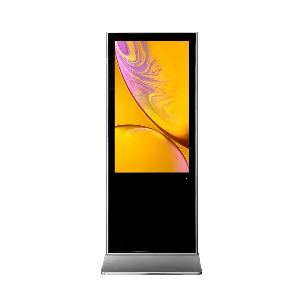 

Indoor 55 65 75 Inch Floor Standing Touch Screen LCD Display Commercial Advertising Equipment Digital Signage and Display