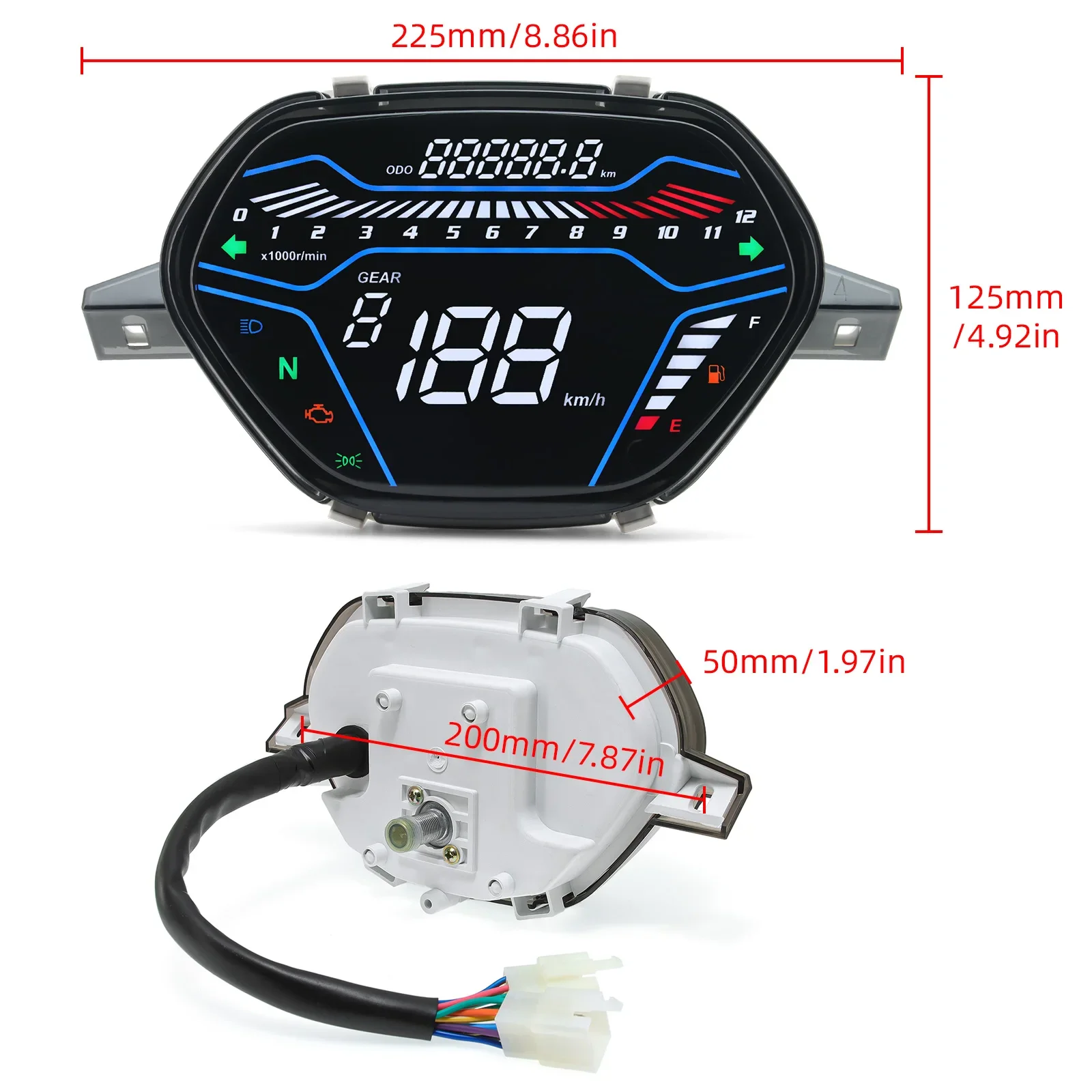 Thumbnail 4 - #72 Best Motorcycle Tachometers to Buy In 2026