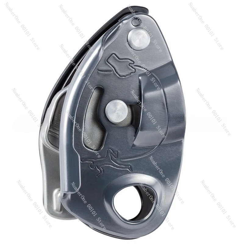 Outdoor aerial work equipment, climbing pioneer protection, descender, essential for mountaineering, auxiliary brake protector