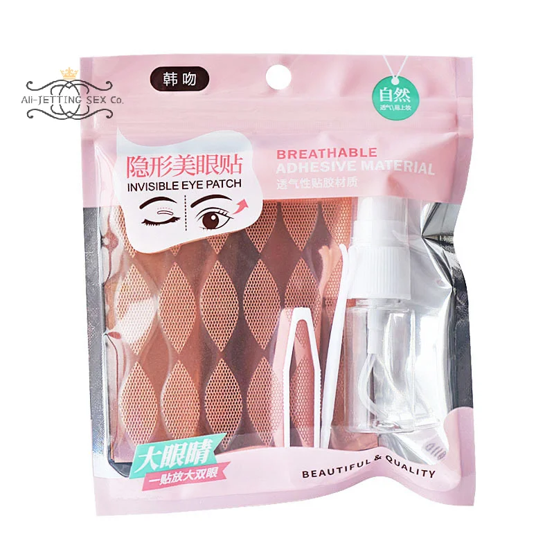 480 Pcs Lift Strips Makeup Tools Beauty Double Eyelid Tape Lace Mesh Eyelid Sticker Invisible Eye Stickers Self-Adhesive Fiber