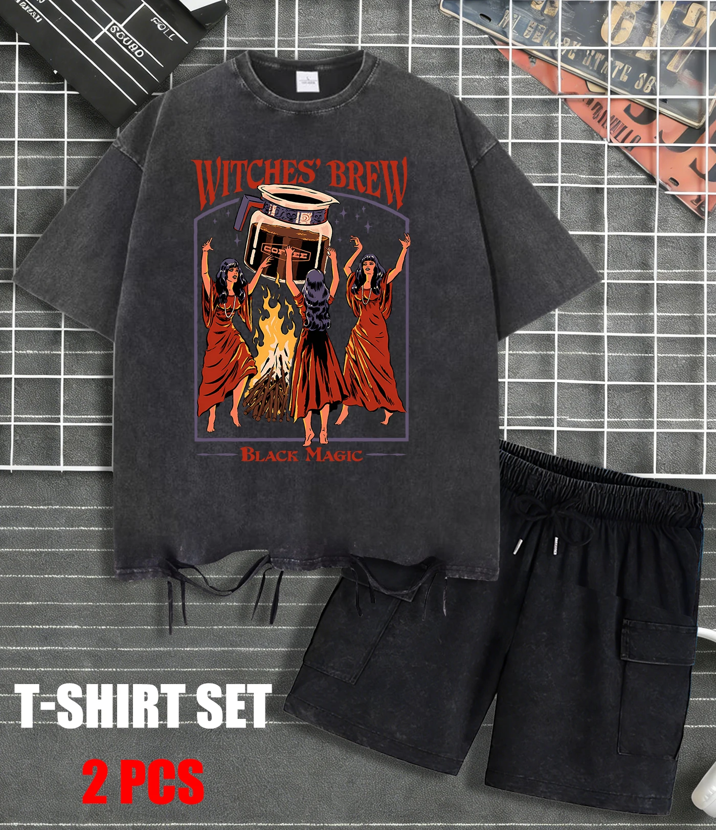 

Футболка унисекс с принтом «Черная магия» (Ведьмин напиток), свободного кроя, мягкая, летняя, хлопковая, спортивная, в стиле ретро, с круглым вырезом