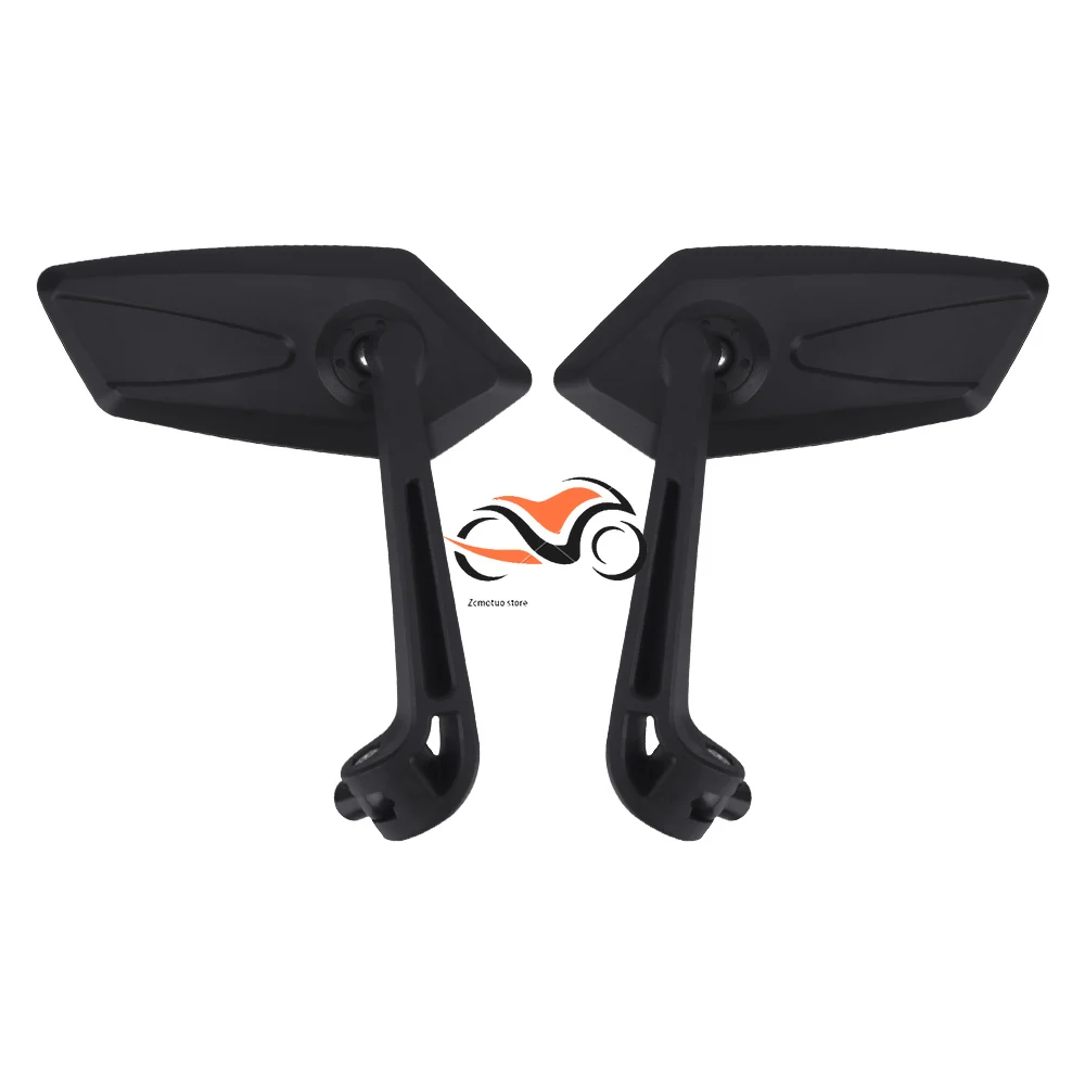 

Side Mirrors Motorcycle Accessories Adjustable Black For Cafe Racer Universial Motorcycle Rearview Mirrors