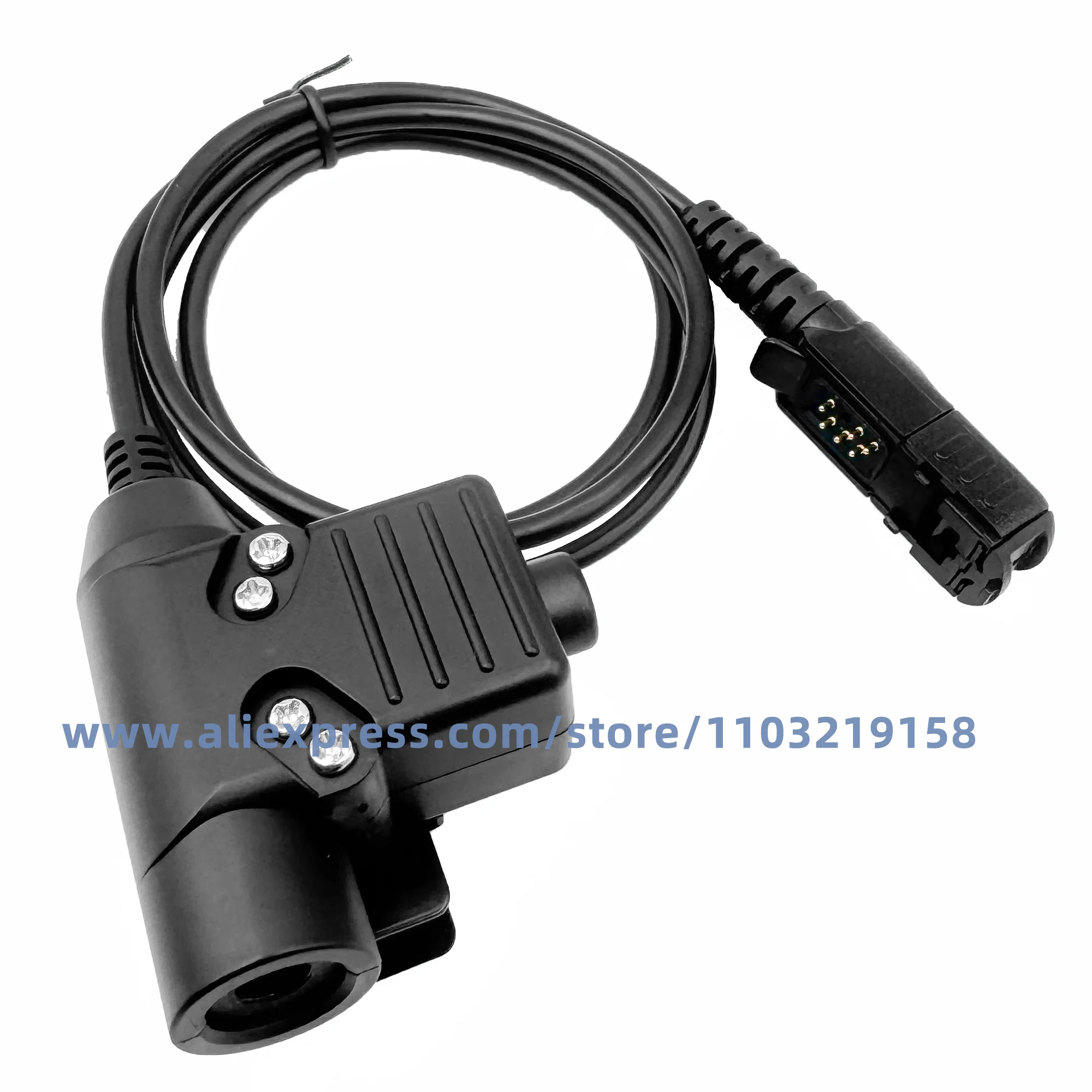 Walkie Talkie U94 PTT Adapter Cable for Motorola Xir P6600 P6620 XPR3300 XPR3500 DP2400 DP2600 DP3000e DP3441 DP3441e DP3661