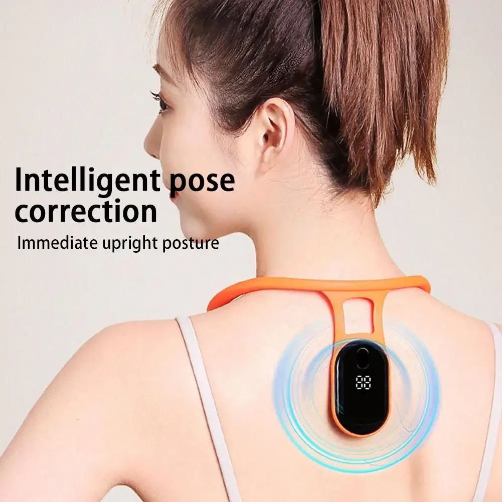 Posture Corrector Device micro vibration Posture Training Reminder smart sensor Back Posture Neck Hump Corrector for Adult Kid