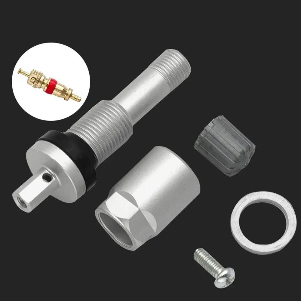 2pcs Tire Valves Tubeless Valve For Tyre Pressure Monitoring Sensor Valve Stem 7.5mm/0.29in Tire Pressure Monitor Tools Parts