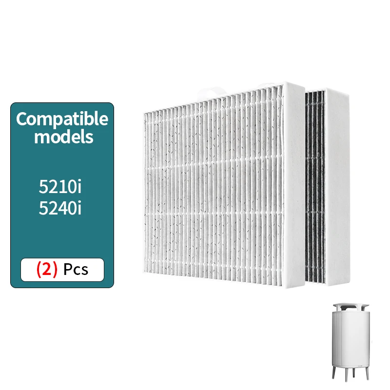 

DustMagnet 5200 Series ComboFilter, Replacement Filter for DustMagnet 5240i, 5210i Home Air Purifiers for Dust, Bacteria, Smoke