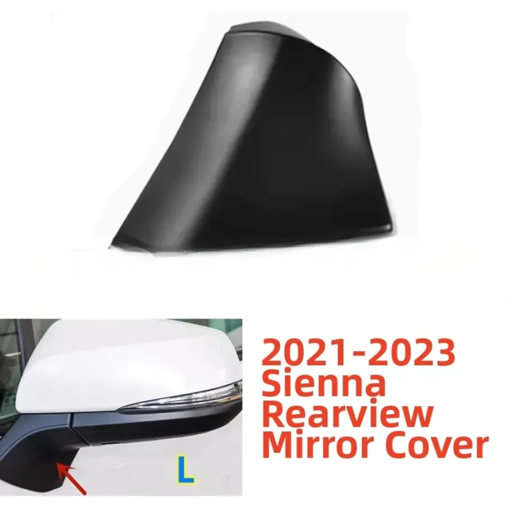 Rearview Mirror Triangle Base Cover Fits For Toyota For Sienna 2021 2022 2023 Stylish Black Exterior Accessory Left Right