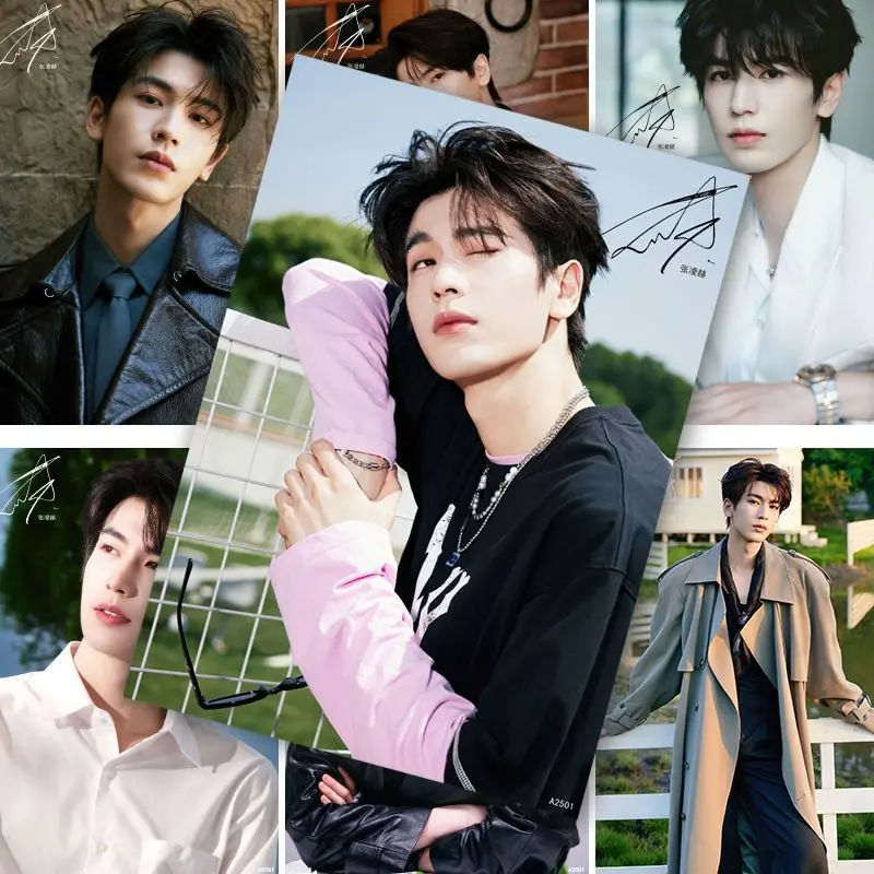 Zhang Linghe's surrounding poster wallpaper, A4 size, for wall decoration view 4