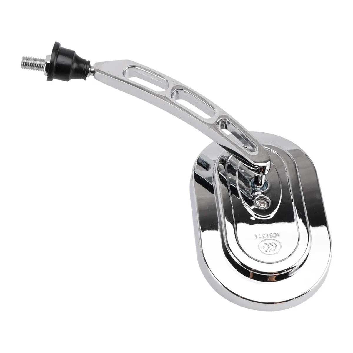 10mm Chrome Motorcycle Rearview Side Mirrors Replacement Accessories 2PCS For Choppers Cruiser Custom view 4
