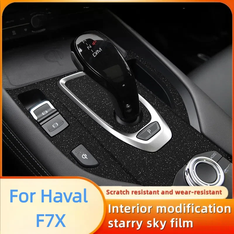 Car Accessories For Haval F7X 2019-2021 Starry Sky Film Interior Modification Central Control Instrument Screen Protective Film