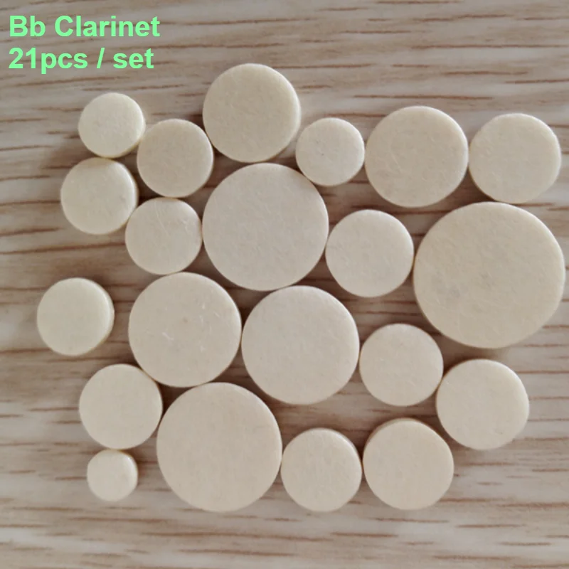 1 Set 21 Button Germany Style Bb Clarinet Sound Hole Button Casing Pad Gasket total 21pcs